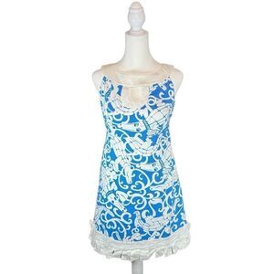 Lilly Pulitzer Gabby Gator‎ Shift Dress Women’s Size 0